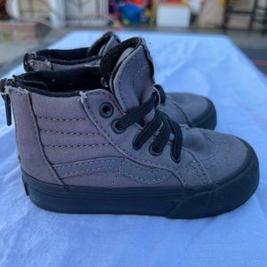 Grey, Toddler, sk8-hi Vans